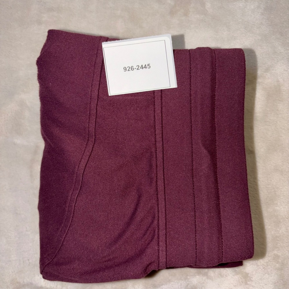 Lululemon Jogger 28 Burgundy Wine Nulu High Rise Pants LW5DP3S Size 4 - Picture 8 of 8